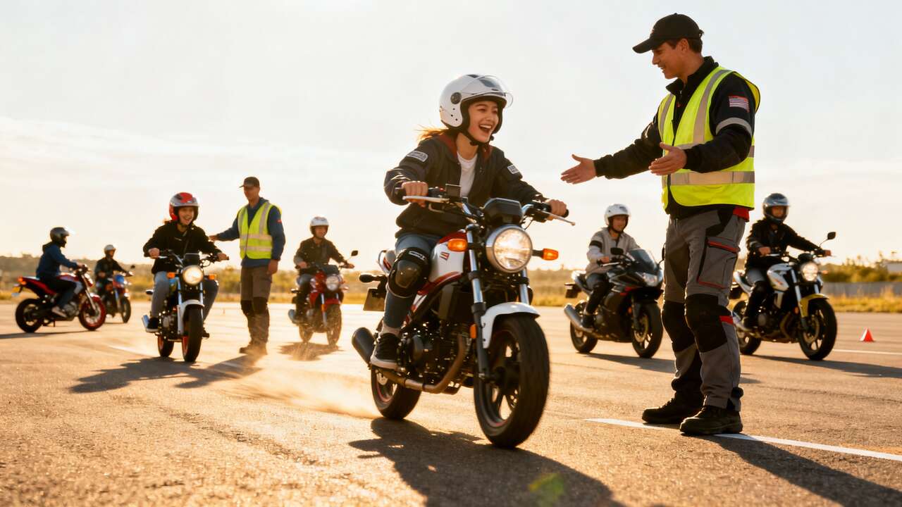 Formation conduite moto : l’épreuve A1/A2 raccourcie, nouvelle règle au 1er novembre 2025
