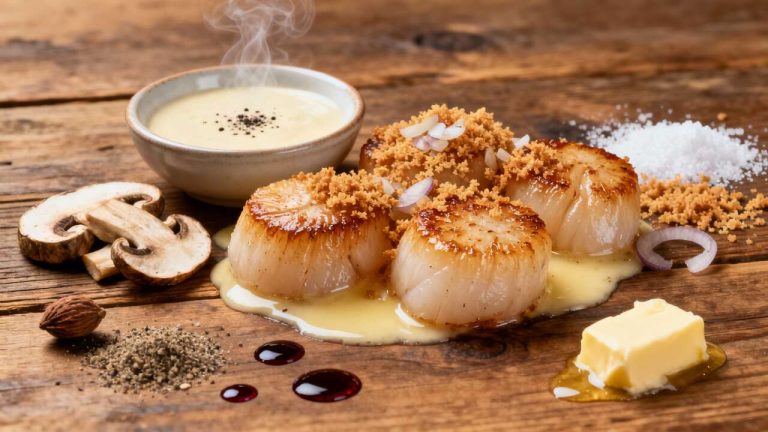 Coquilles Saint-Jacques à la bretonne : la recette fondante qui régale tout le monde