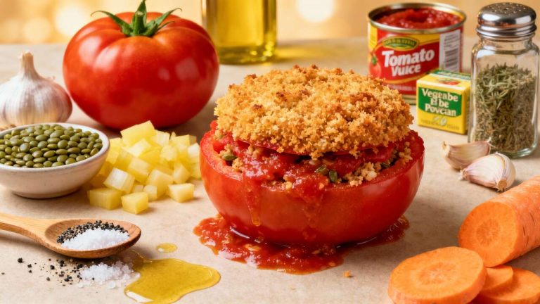 Tomates farcies « Je remplace la viande par cet ingrédient pas cher dans mes tomates farcies : un vrai régal »