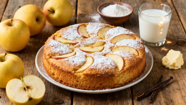 Oubliez la tarte : ce gâteau aux pommes de Julie Andrieu est un pur régal