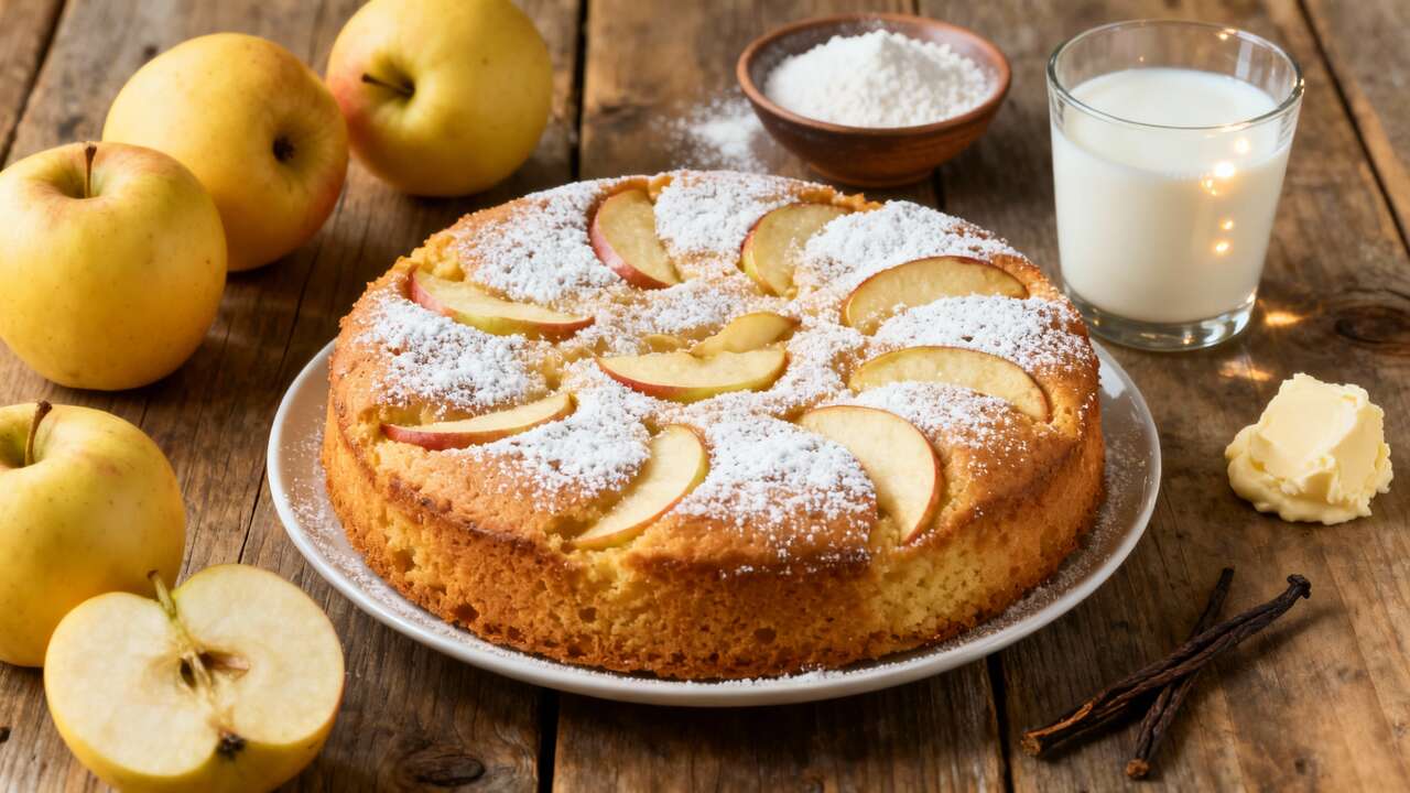 Oubliez la tarte : ce gâteau aux pommes de Julie Andrieu est un pur régal