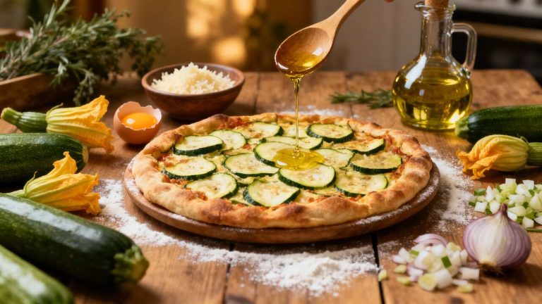 Scarpaccia de courgettes : le gâteau salé italien qui séduit tous ceux qui l’essaient