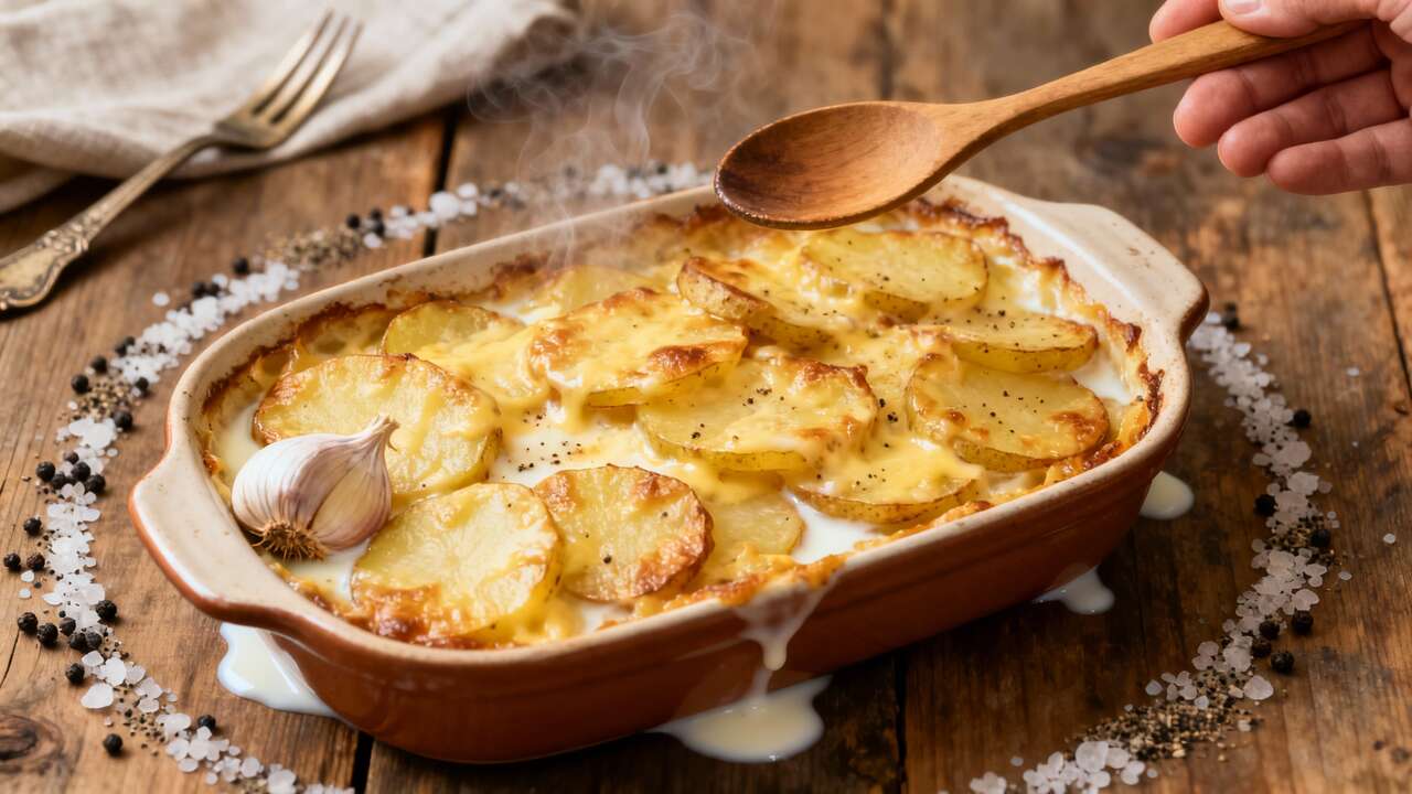 Plus rapide que le gratin dauphinois : Laurent Mariotte vous propose un gratin de pommes de terre express