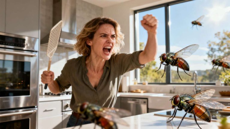 Faites fuir les mouches de votre cuisine : l’astuce de grand-mère qui fonctionne aussi en hiver