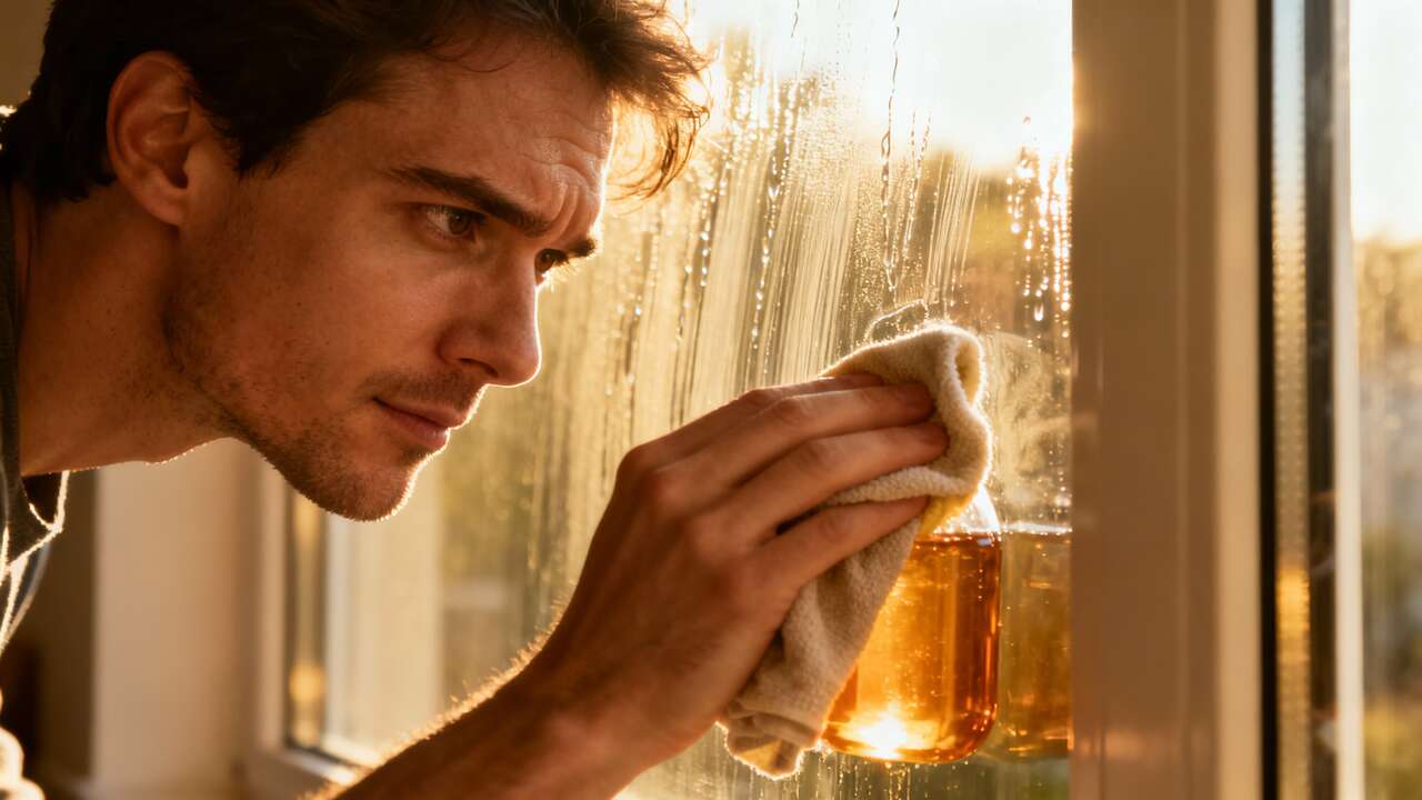 Cette technique avec du vinaigre tiède qui transforme vos vitres sales en miroirs