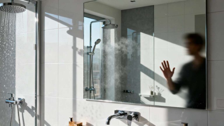 L'astuce pour que vos miroirs ne s'embuent plus jamais après la douche