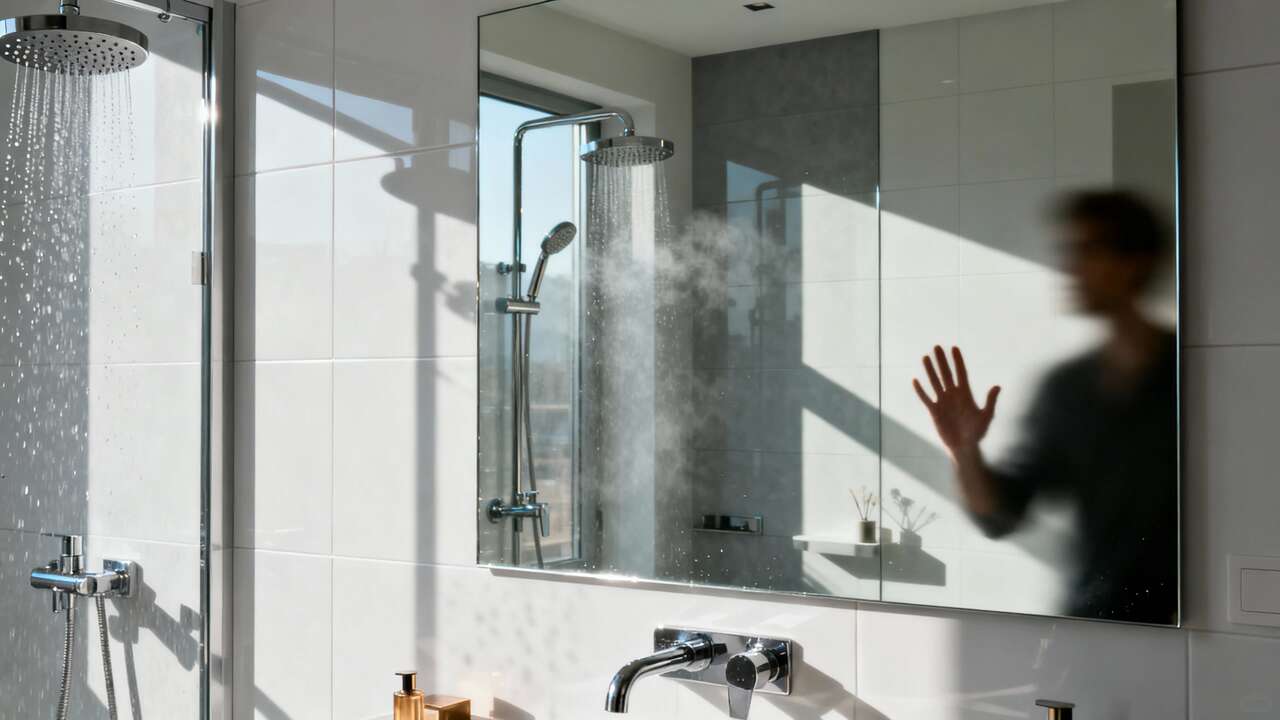 L'astuce pour que vos miroirs ne s'embuent plus jamais après la douche