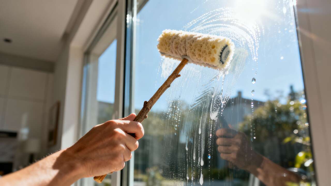 Ni chiffon microfibres ni raclette : l'outil surprenant qui nettoie les vitres parfaitement