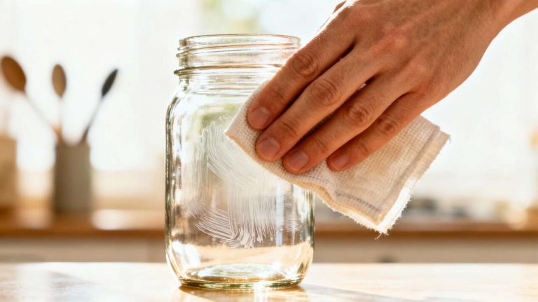 Voici comment enlever les traces de colle d'une étiquette sur un bocal en verre ou en plastique