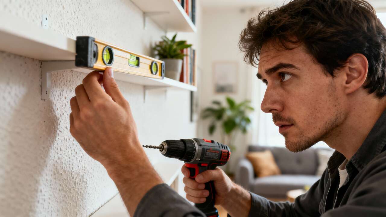 Ce que vous devez savoir avant d'installer une étagère sur un mur en placo pour qu'elle tienne vraiment