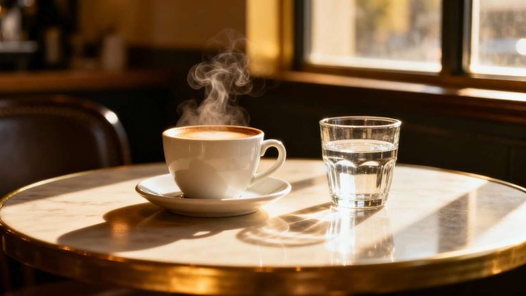 Pourquoi nous sert-on un verre d’eau quand on commande un café ?