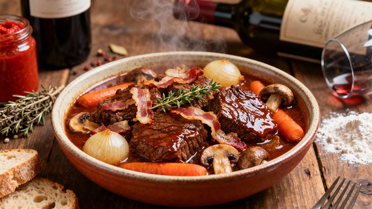 Le plat qui réchauffe préféré de Julie Andrieu : Comment réussir un bœuf bourguignon tendre à souhait